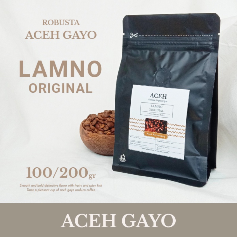 

Robusta Aceh Lamno Original Kopi Bean, Bubuk 100-200gr