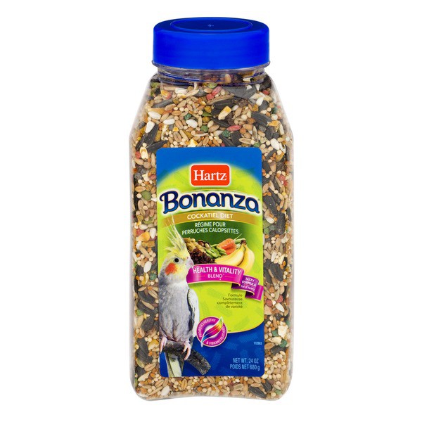 

HARTZ Makanan Burung Premium Bonanza Cockatiel with Fruit 680gr