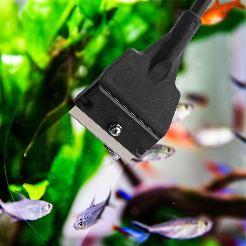 Chookyy Fish Tank Algae Scraper Floating Window Cleaning Pembersih Kaca Stainless Steel
