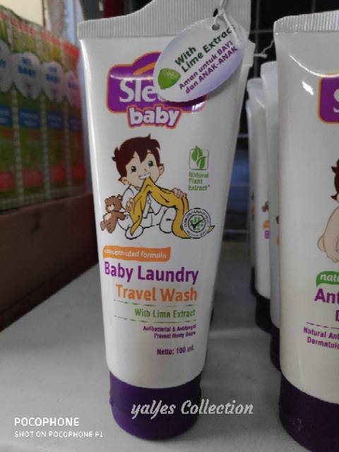 Sleek baby diaper rash cream 80 ml laundry travel wash 100ml slik sleak slek detergen deterjen cair