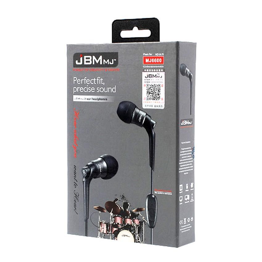 Earset  Earphone JBM MJ 6600 + Mic headset murah   - 56923