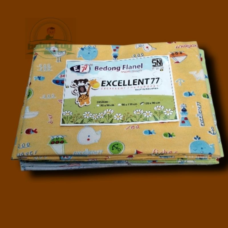 1pcs Bedong Flanel Jumbo SNI 120×90 cm merk EXCELLENT 77