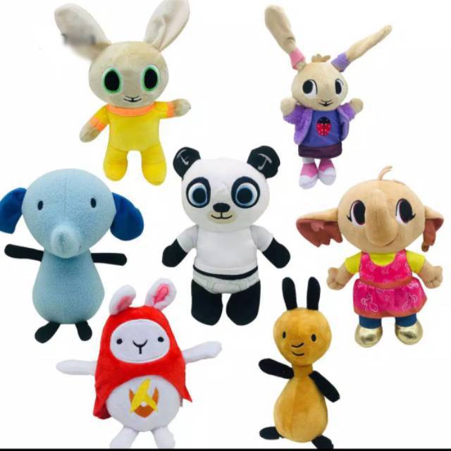 boneka bing pando coco kartun  kelinci hitam rabbit import 