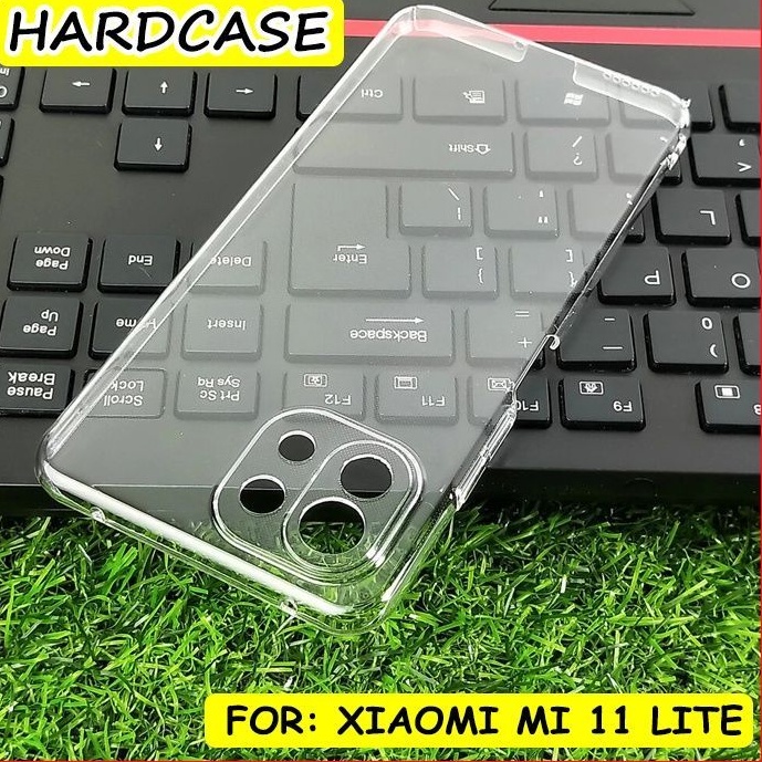 Xiaomi Mi 11 Lite - Clear Hard Case Casing Cover Transparan Mika.