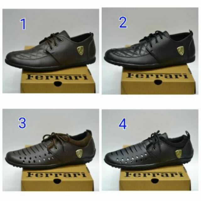 iSepatui pria ferarri Pantofek Kicker Slipon Sneakers iSepatui pria ferarri Pantofek Kicker Slipon Sneakers