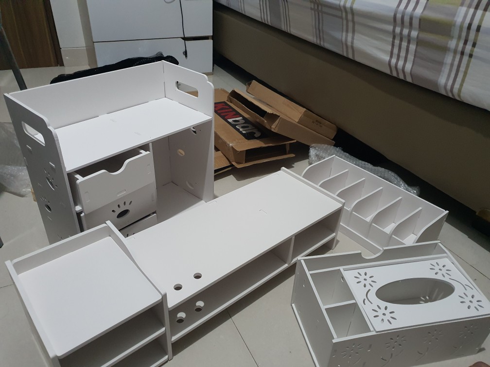 Rak Kosmetik Desktop Storage Rak Vintage Rak Serbaguna