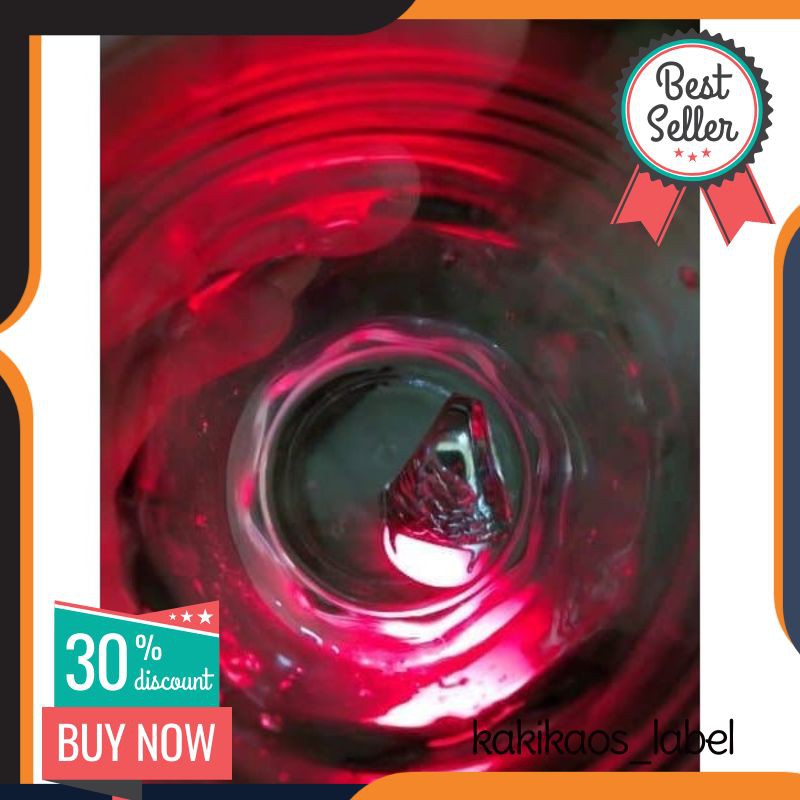 Cincin Batu Pria Sulap Fosfor Merah Delima Nyala Kena Dalam Air