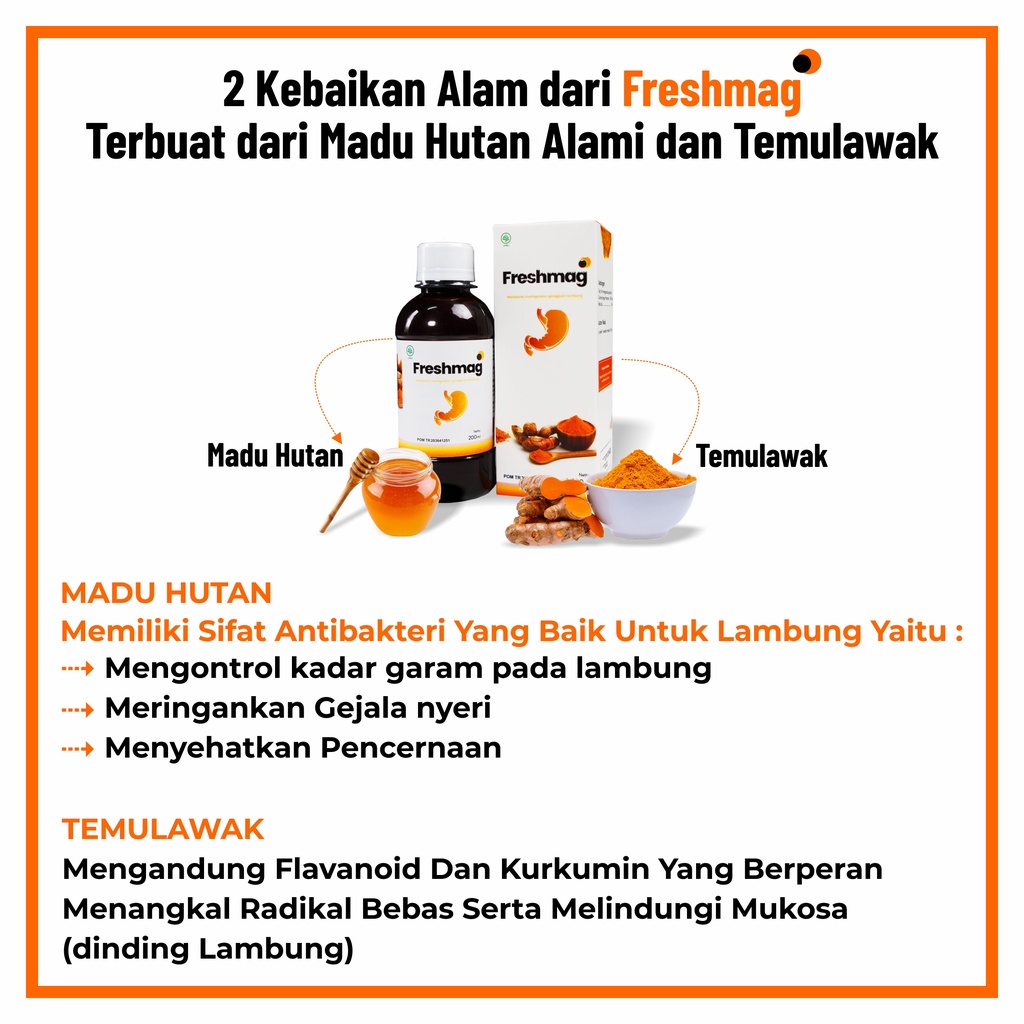 FRESHMAG Madu Atasi Lambung Dengan Cepat