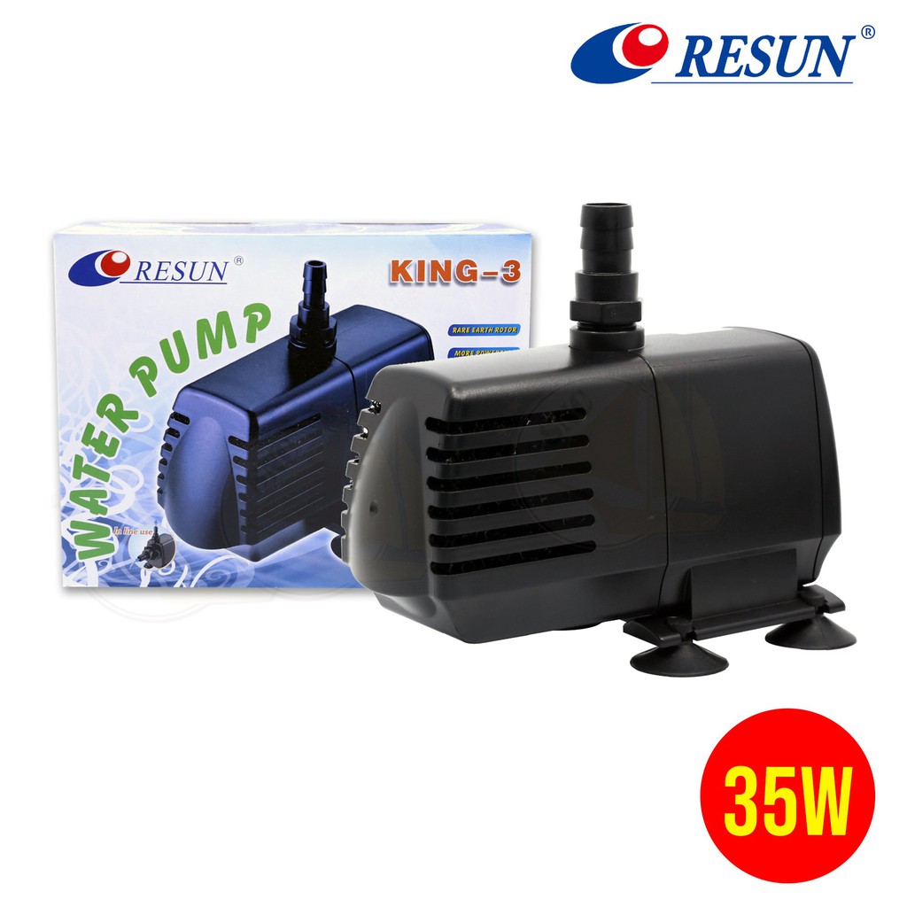 RESUN King-3 Pompa Air Celup Aquarium Hidroponik Submersible Pump