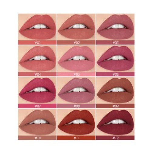 (READY &amp; ORI) Kimuse The Queen The Queen Matte Lipstick Lip Gloss 2in1 KMS808