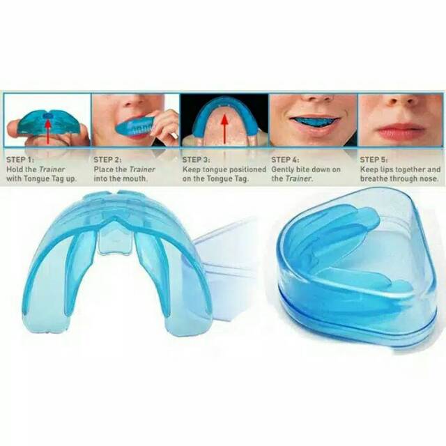 zeyteeth trainer fase 1 warna biru perapih gigi original asli