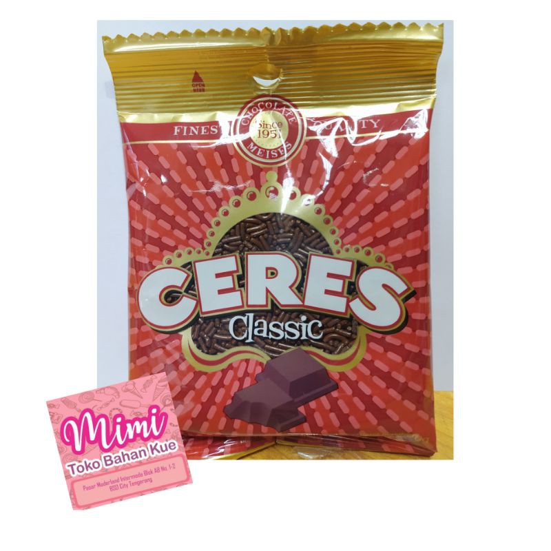 

Meses Ceres CLASSIC Coklat Topping Roti Donat Cake