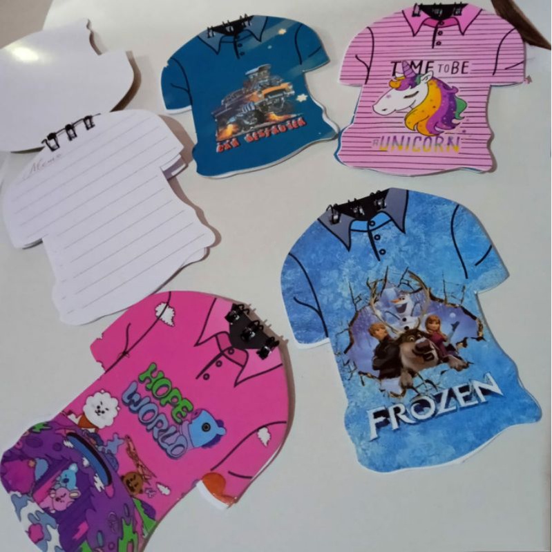 

Memmo Spiral mini Spiral Notebook bentuk Baju