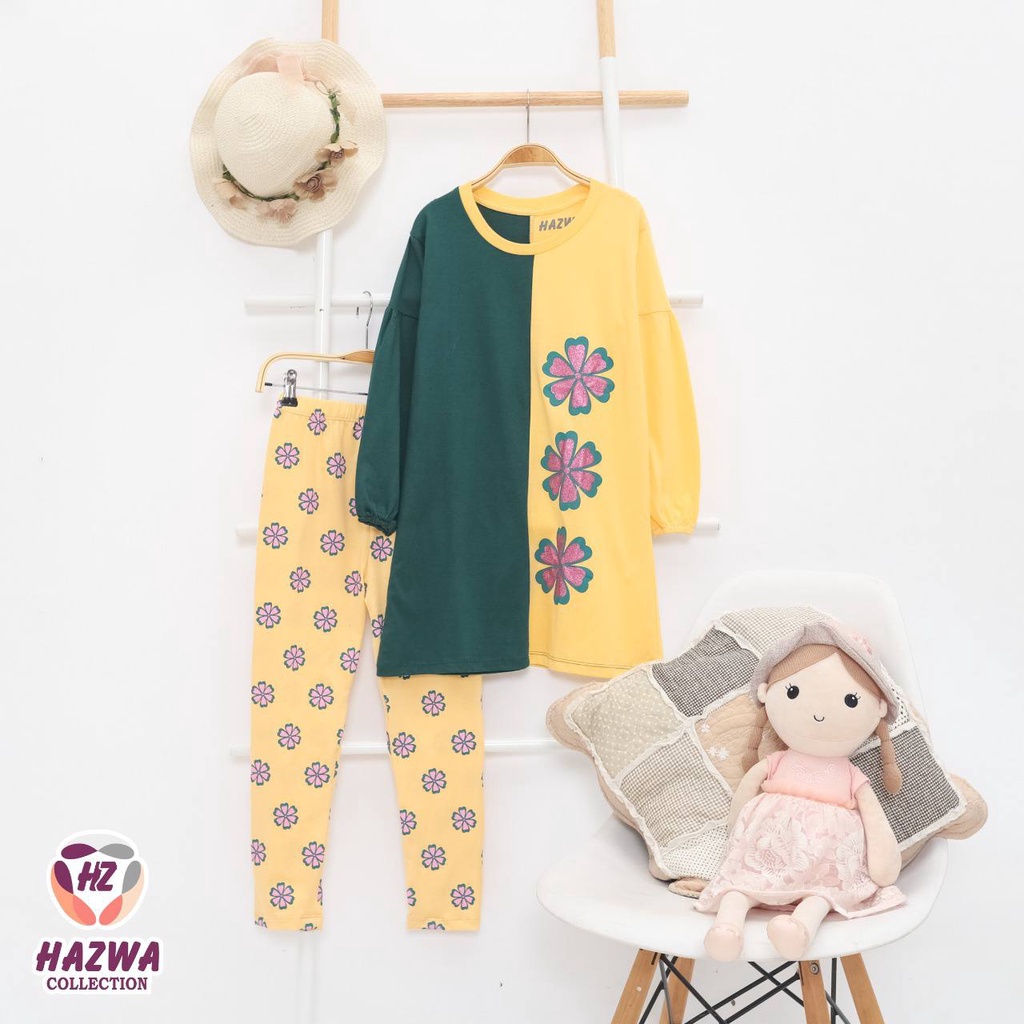 Set Tunik Flower Hazwa