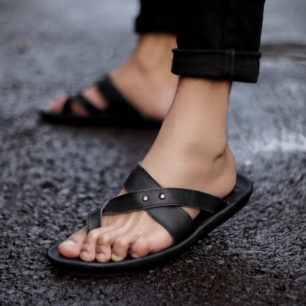Sandal Sepatu Sandal Jepit Sandal Pria Sandal Kulit Sandal Original Sandal kulit Pria Cevany