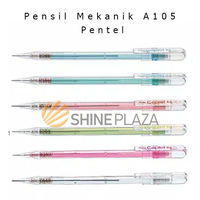 

[(BAYAR DITEMPAT) Pensil Mekanik Pentel Caplet A105 0.5mm - Mechanical Pencil Pentel 0,5