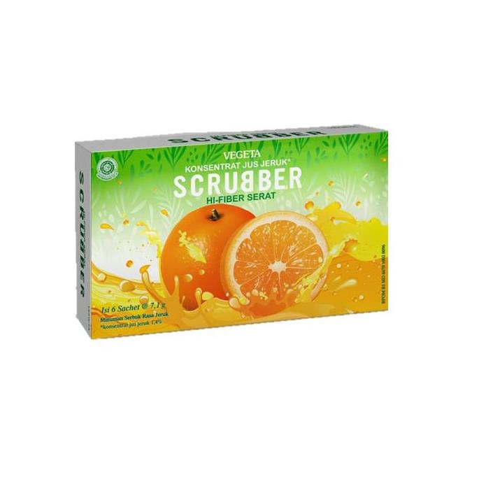

[BEST TR 30J8Cu] Vegeta Scrubber Jeruk Dus 6 Sachet 7.1 gr x 4 dus ©