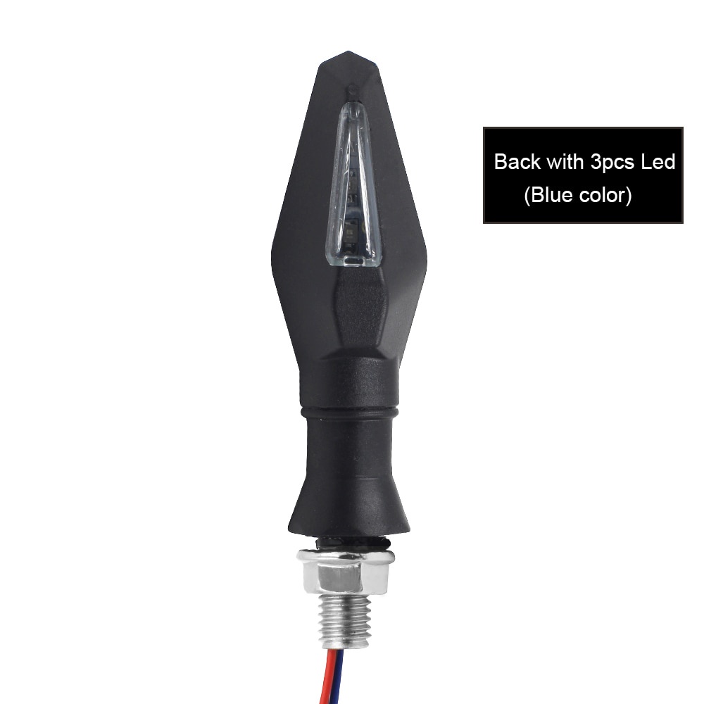 1biji Lampu Indikator Sein LED Motor Flowing Universal Lampu Isyarat Motor Blinker Flash Lamp Refit