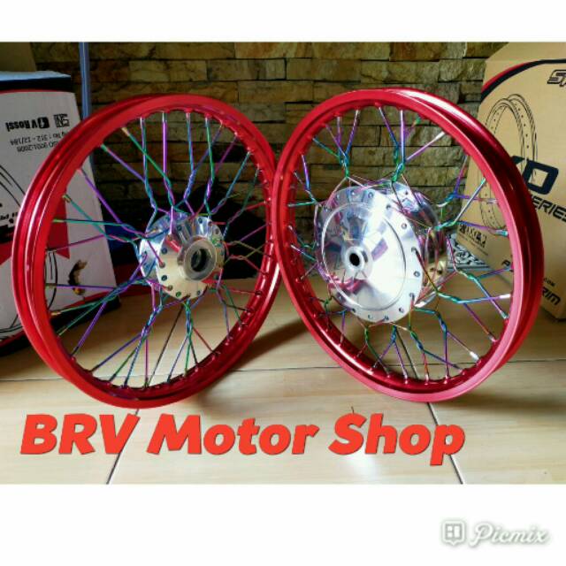 Velg set rossi ring 140-17  vario Mio Scopyy beat spacy dll velg ring 17