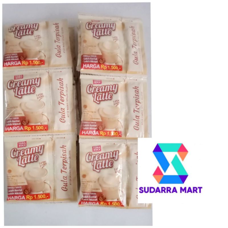 

Torabika creamy latte renceng 10 sachet