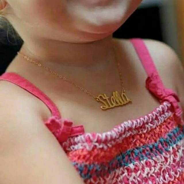 Kalung nama anak kalung nama custom