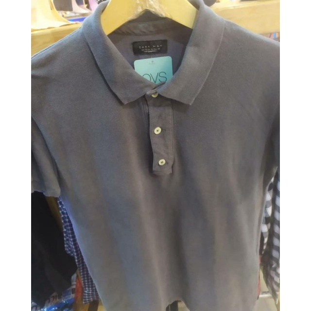 kaos kerah zara man original second brand
