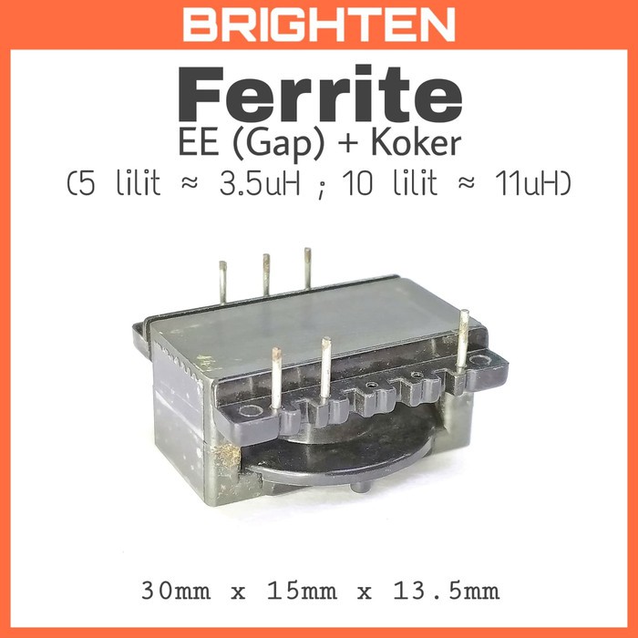 Ferrite EE (Gap) Koker 30x15x13.5mm Ferit Gap