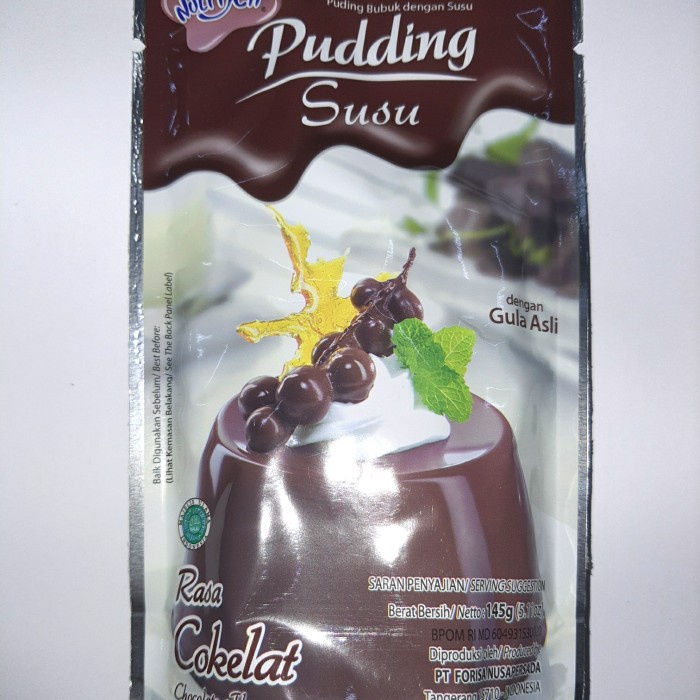 

Ht62D Nutrijell Pudding Susu Rasa Cokelat 145 Gr Ht52Hh