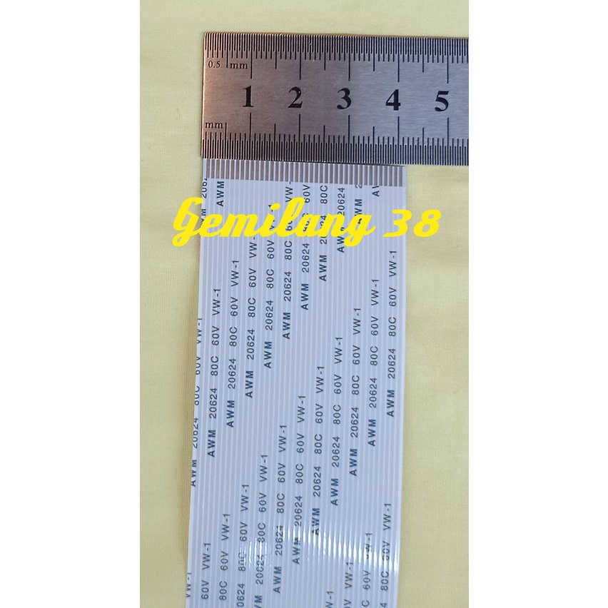 Kabel Flexible 40 pin AWM 20624 50 cm BOLAK BALIK Flat Cable SDG