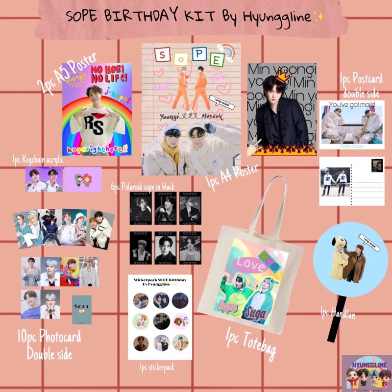 [PRE-ORDER] SOPE BIRTHDAY KIT BY HYUNGGLINE