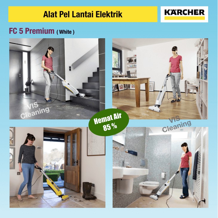 Alat Pel Elektrik Karcher FC 5 Premium White (Hard Floor Cleaner )