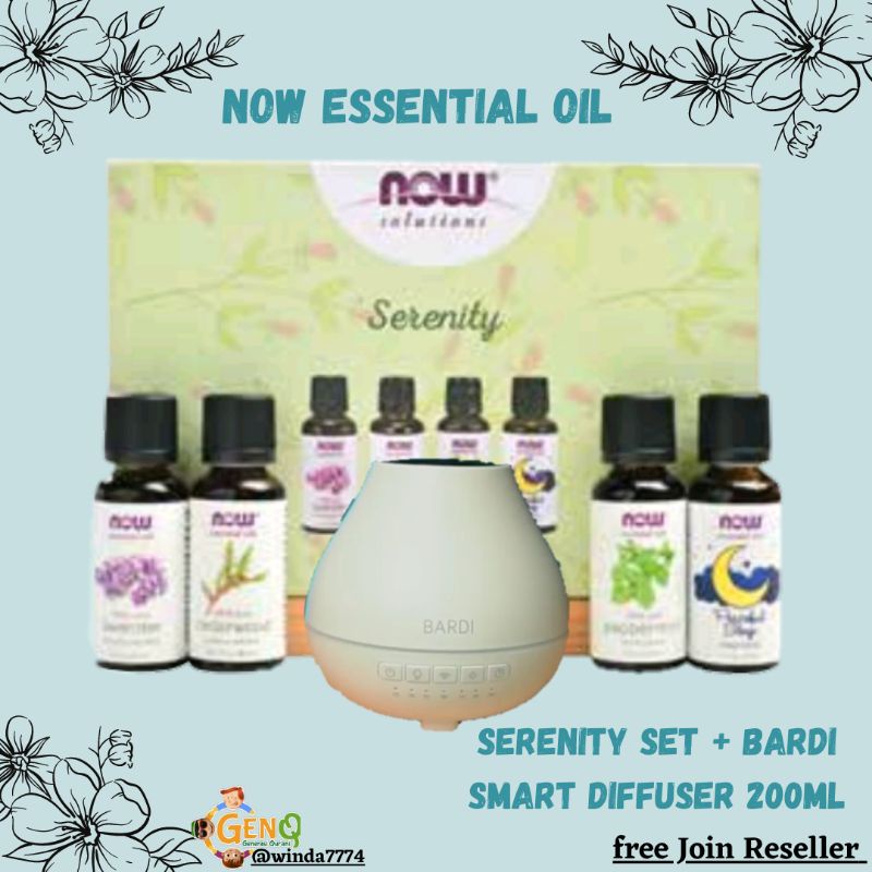 Paket NOW ESSENTIAL OIL SERENITY + DIFFUSER