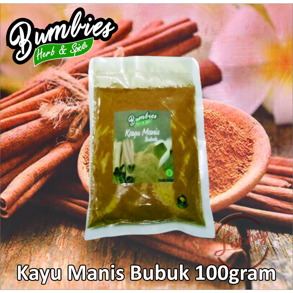 

Kayu Manis Bubuk 100gram Bumbies Product | Ground Cinnamon | Rempah Rempah | Bumbu Instan