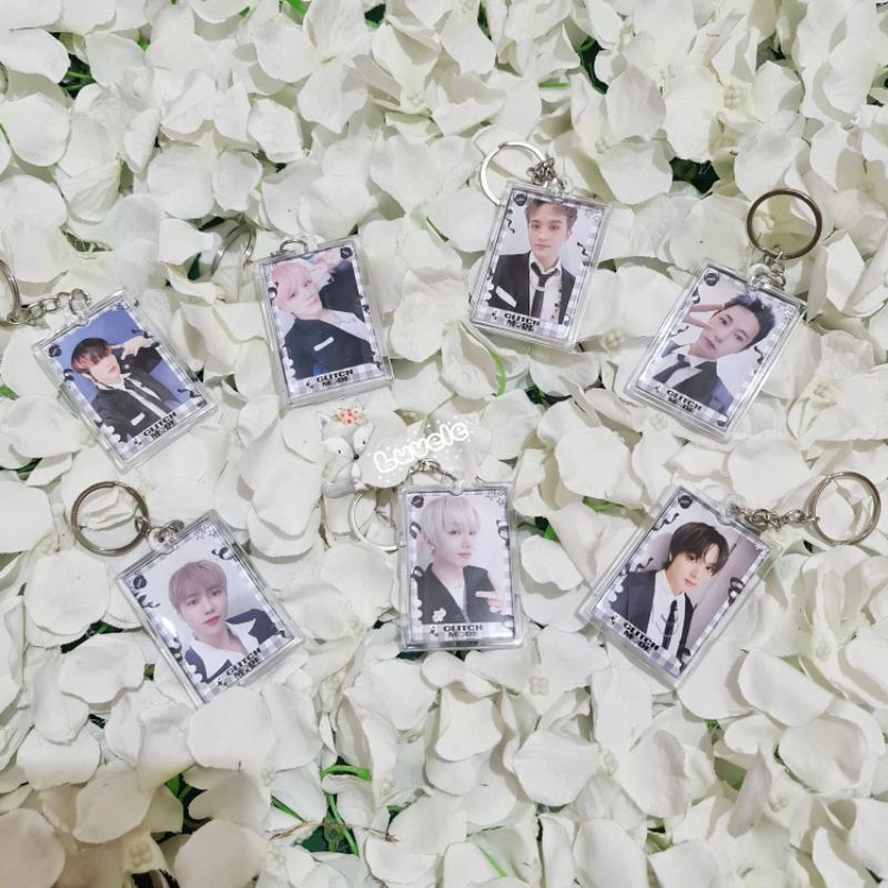 NCT Dream Glitch Mode Selca Acrylic Clear Keychain Gantungan Kunci Akrilik (BACA DESKRIPSI)