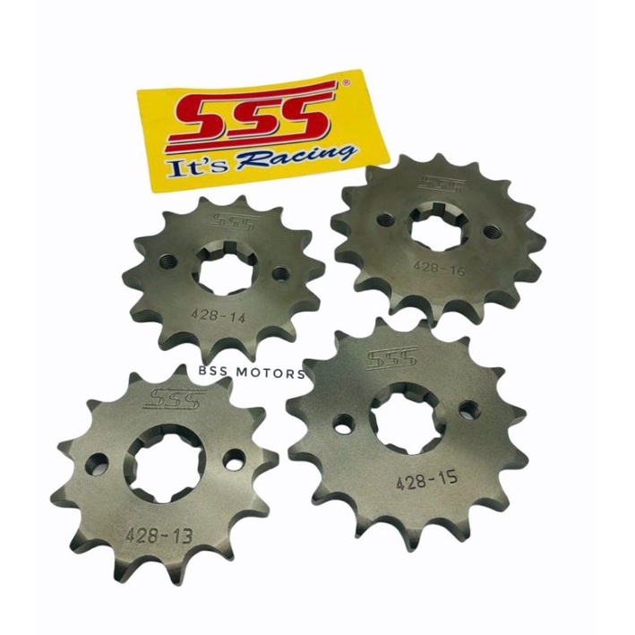 Gir/Gear Depan Sss 428 Ukuran 13 14 15 16 Ninja RR, Ninja R, Vixion, Vixion Old, Vixion New, Nva