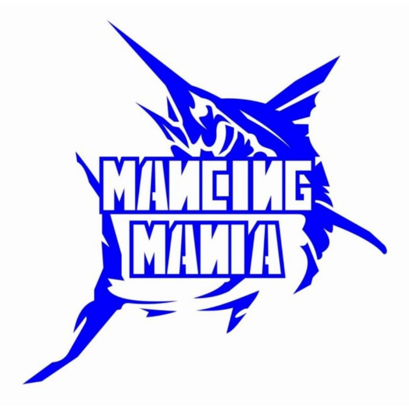 Sticker Mancing Mania kaca mobil Jagonya Stiker
