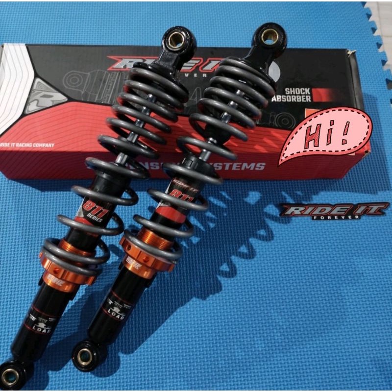 SHOCK BLEKER BEBEK 340 280 WARNA PER MERAH/HITAM/PUTIH ASLI RIDE IT