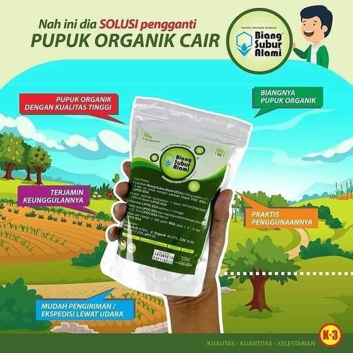 PUPUK BSA BIANG SUBUR ALAMI NASA ORIGINAL-PUPUK TANAMAN PERTANIAN NASA-PUPUK ORGANIK NASASKINCAREMOE