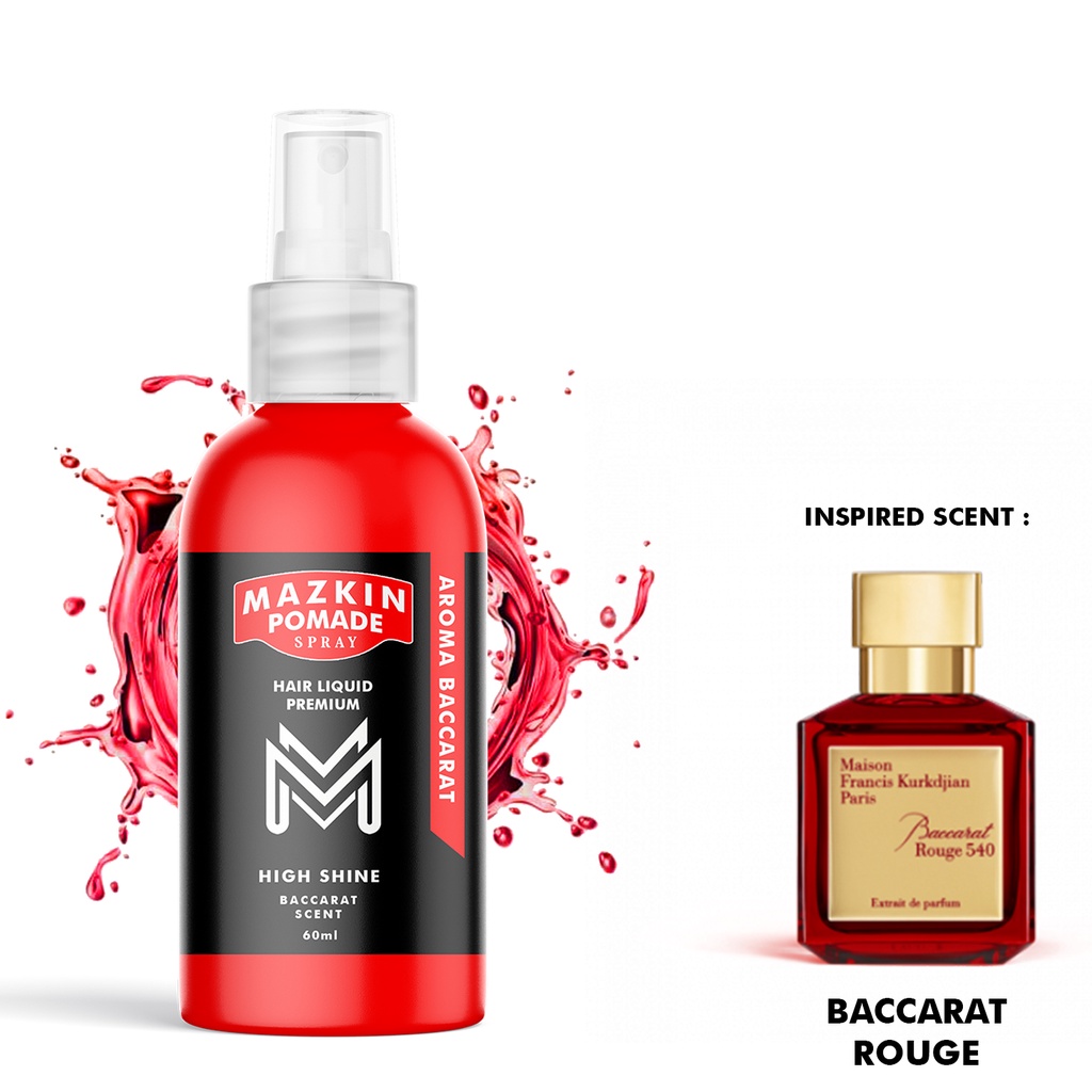 PREMIUM POMADE CAIR SPRAY | HAIR LIQUID OILBASED | MAZKIN POMADE SPRAY 60ml