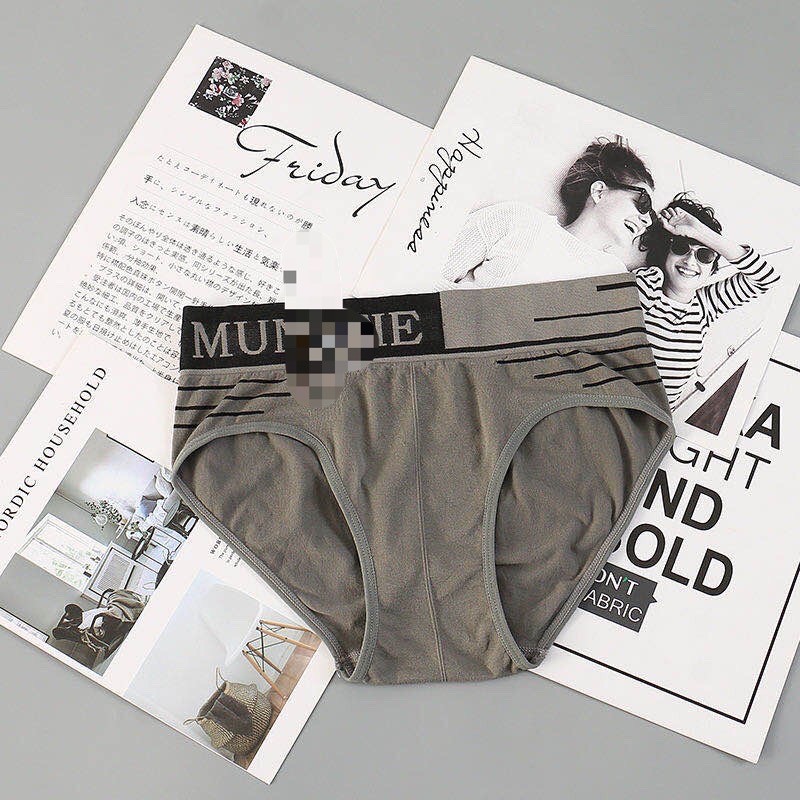 HOHO_HWANG (C-47) Celana Dalam Pria Bentuk Segitiga CD Underwear Man-C-47 abu-abu