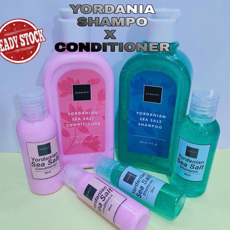 BISA COD/ READY SCARLETT YORDANIAN SEA SALT SHAMPOO CONDITIONER MINI
