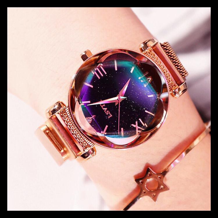 JAM TANGAN WANITA STARRY WATCH MAGNETIC ORIGINAL LSVTR + FREE GELANG