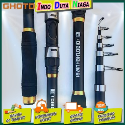 TaffSPORT GHOTDA Joran Pancing Telescopic Rod Carbon Fiber - C562L