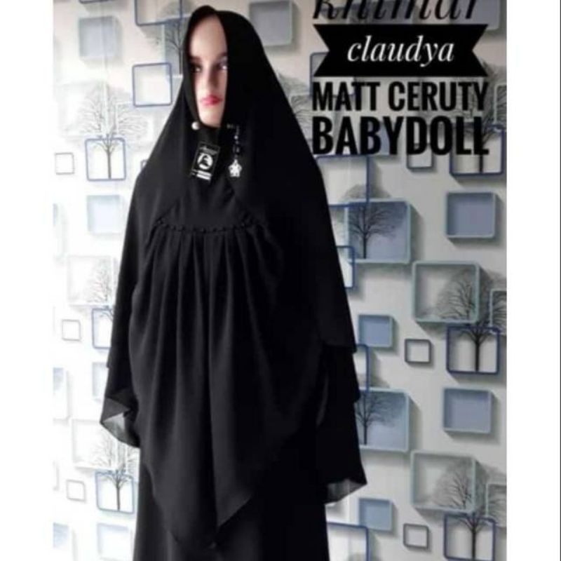 Khimar Claudya / jilbab ceruty / jilbab cadar / jilbab temboro