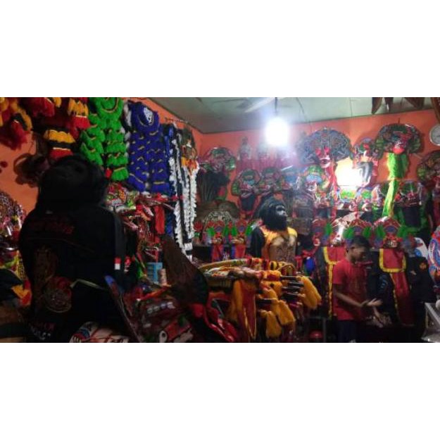 [Art. H0508] Ganongan / topeng ganong / topeng bujang ganong / gedruk / jaranan / barongan / barong