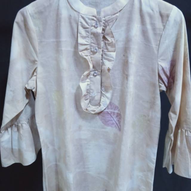 baju tunik remple ECO print