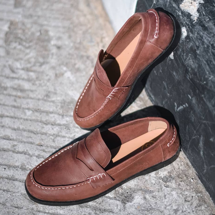 GUSTAVO |MNM x Zapato| KULIT ASLI PREMIUM Sepatu Sneakers Pria Slip On