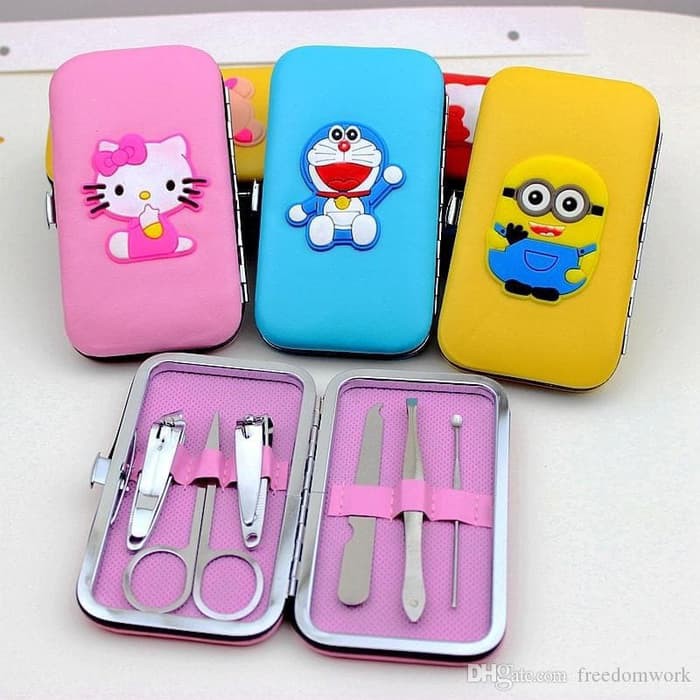 Alat Manicure Set / alat gunting kuku / Menicure Pedicure Meni Pedi karakter kartun nails art kuku