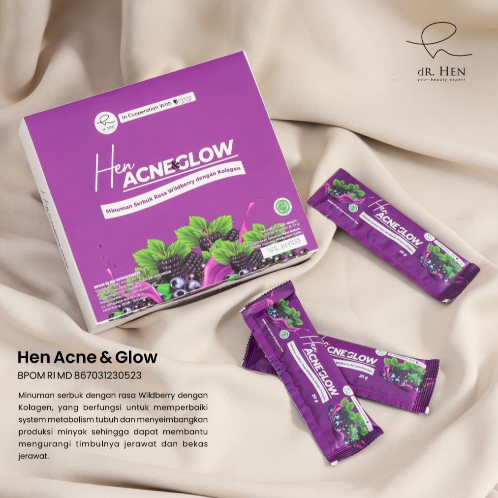 Hen Acne & Glow | dR Hen Skincare | Minuman Collagen READY