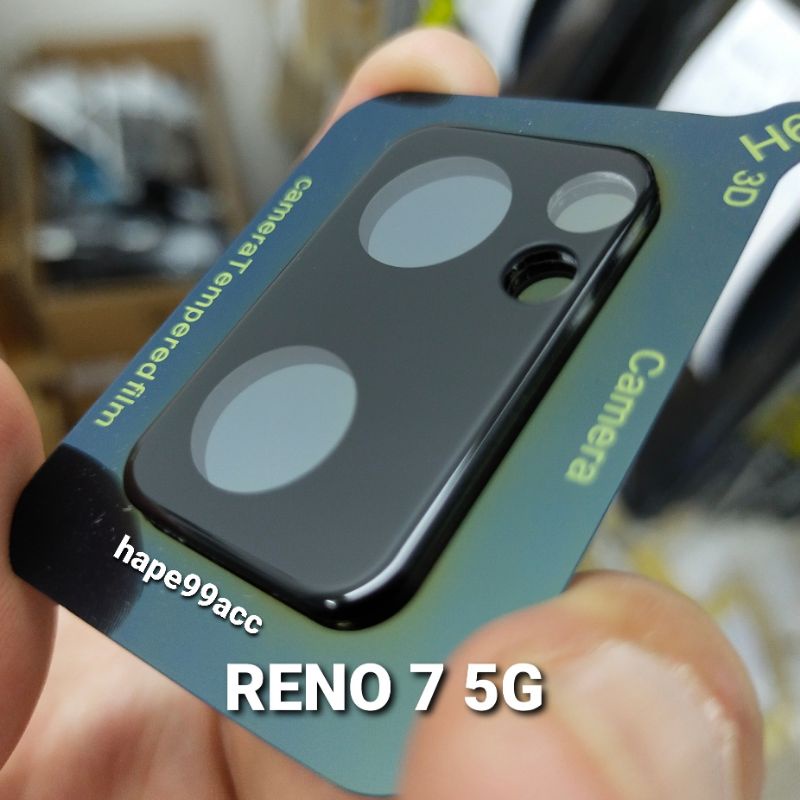 Reno 7 Z 5G Reno 7 5G tempered glass camera anti gores kamera 3D Black